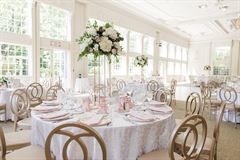 Pastel Colors Gold Stand Centerpiece
