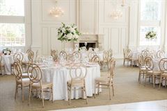 Pastel Colors Gold Stand Centerpiece