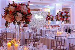 Fall Colors Tall Wedding Centerpiece